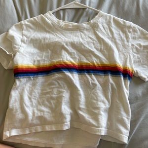 Brandy melville rainbow top